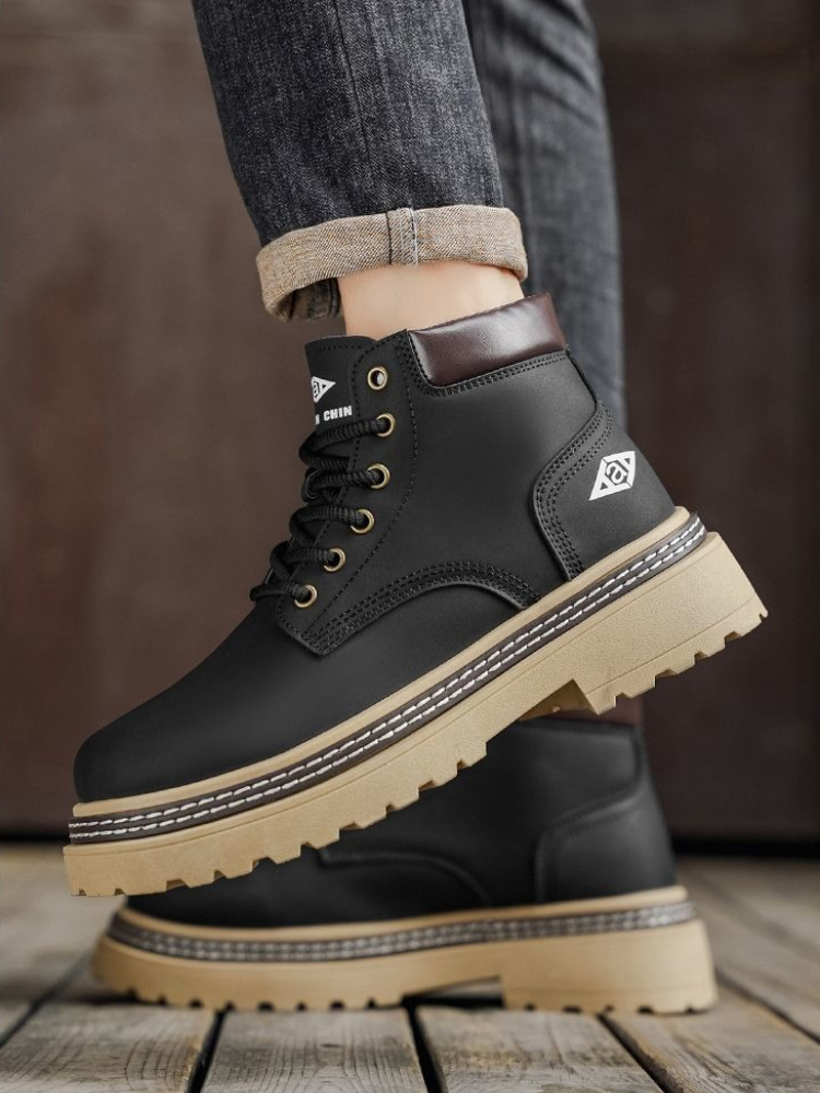 Waterproof Winter Boot - Мужские рабочие ботинки с высоким голенищем,