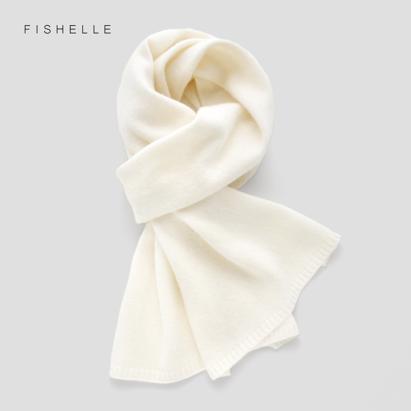 Wool Scarf Men - Белые шерстяные шарфы для женщин, зимние