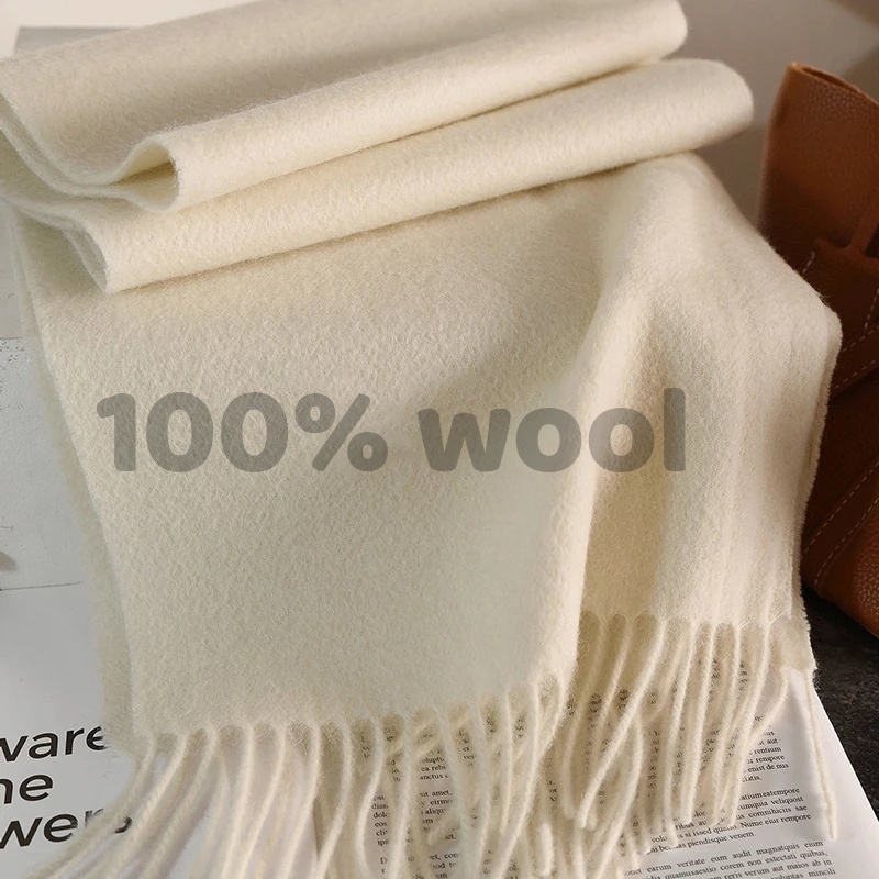 Shawl Wrap Winter - Вязаный шарф женский, 100% шерсть, зимние