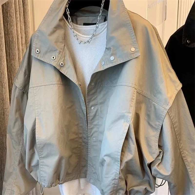Down Jacket Packable - Ветрозащитное пальто с высоким воротом и