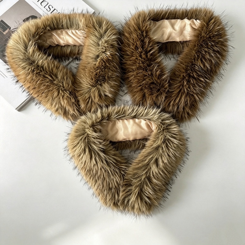 Shawl Wrap Winter - Зимнее пальто с плюшевым меховым воротником,