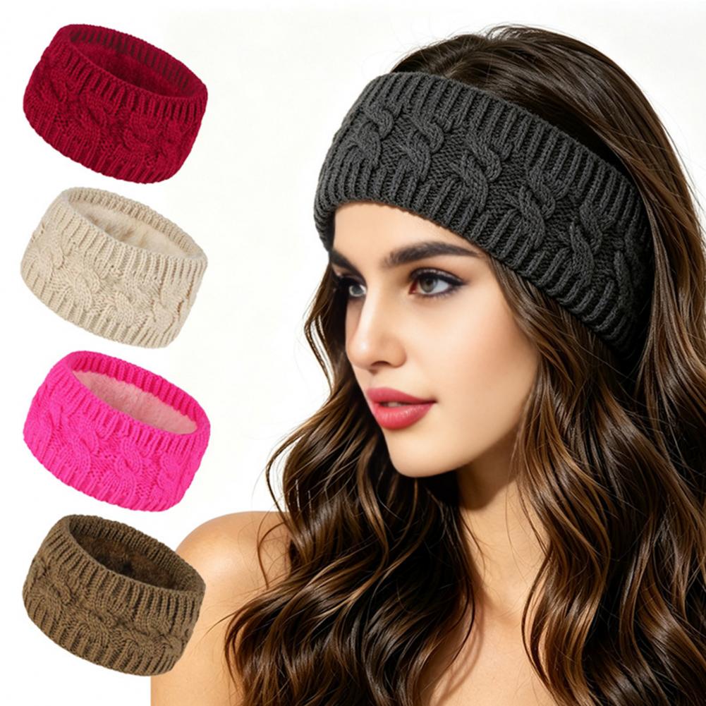 Эластичная вязаная повязка для – обзор и цена Fleece Ear Warmer Band