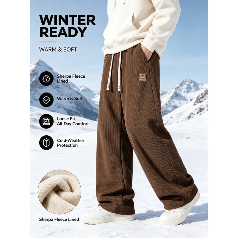 Мужские зимние спортивные брюк – обзор и цена Corduroy Pant Warm