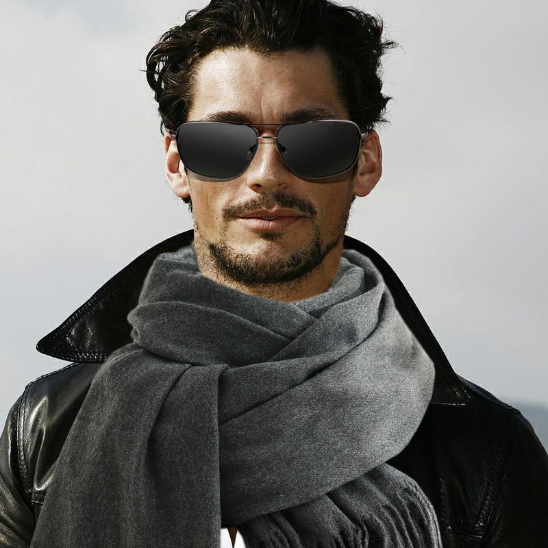 Модный мужской шарф, зимний те – обзор и цена Wool Scarf Men