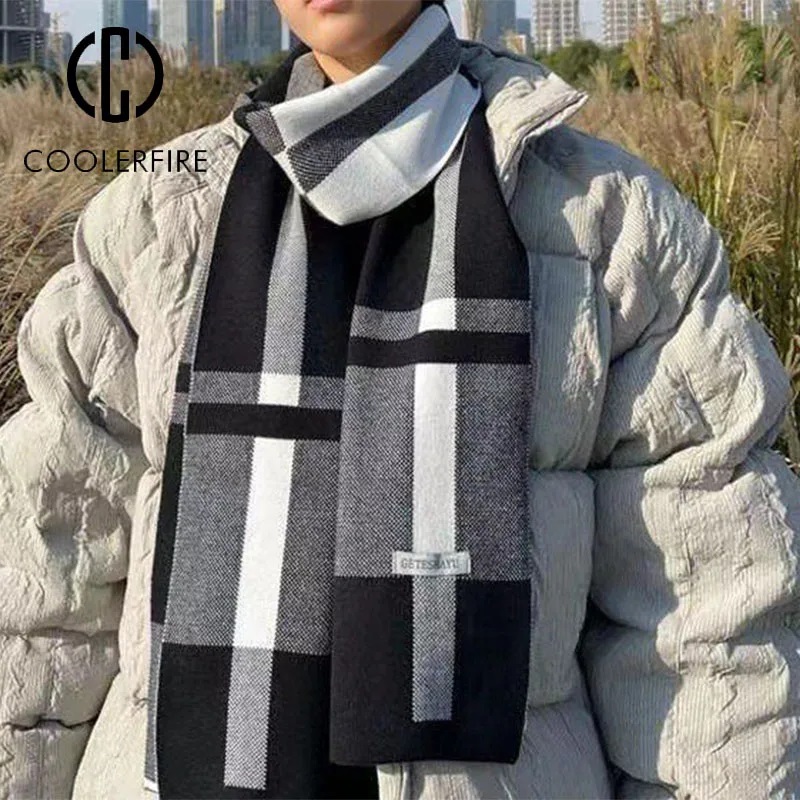 Новый зимний мужской шарф, сох – обзор и цена Wool Scarf Men